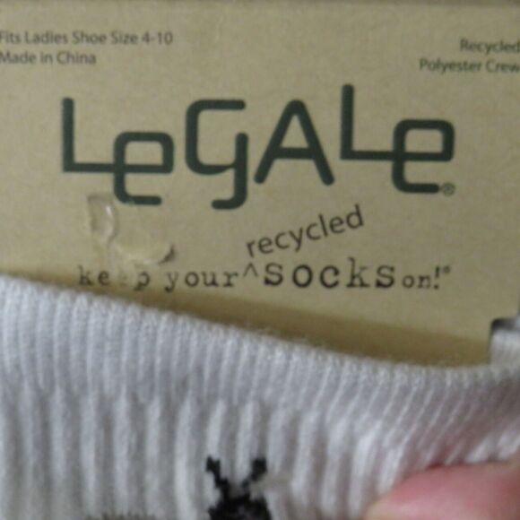 Legale Eco Friendly SAVE THE BEES Bee Socks Women's One Size - Picture 3 of 6